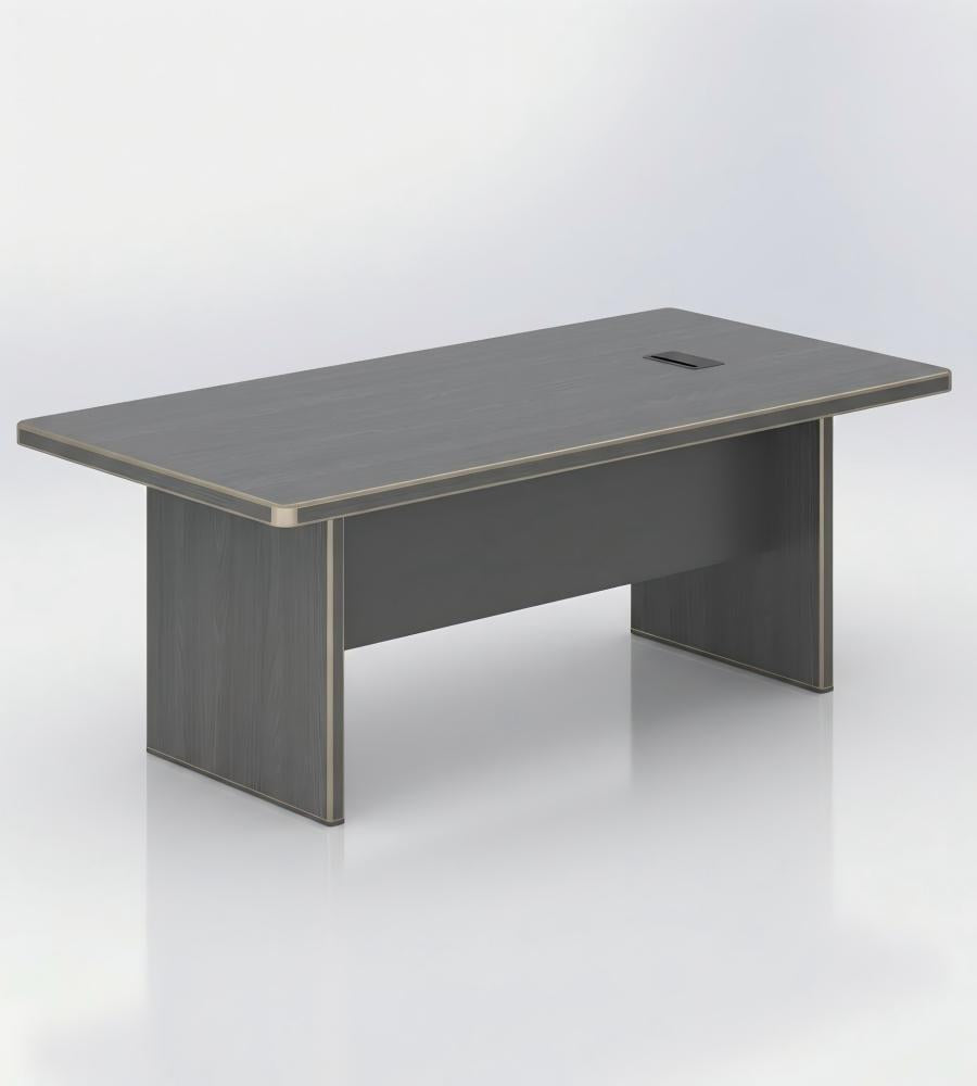 輕奢木紋商務會議桌 Modern Luxury Wood Grain Conference Table