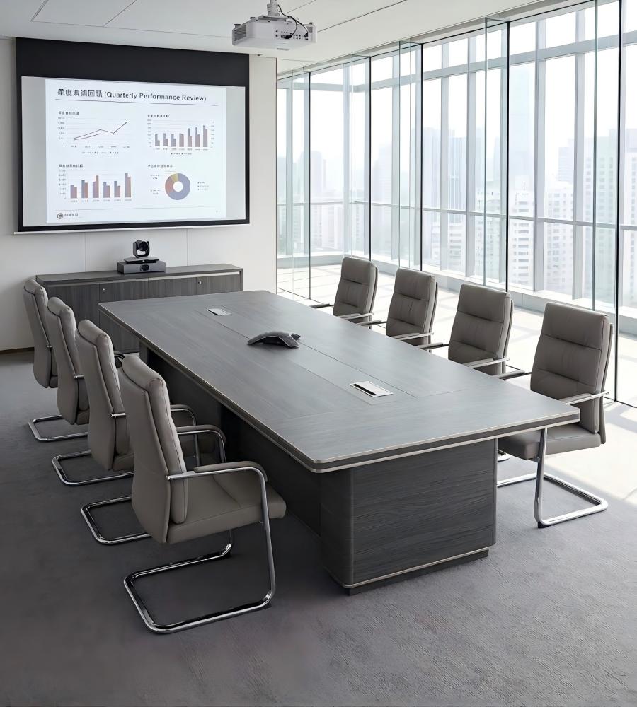 簡約立柱會議桌 Minimalist Pedestal Conference Table