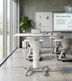 Pneumatic Flip-Top Mobile Lectern