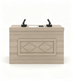 現代淺木色防火板主席枱 Modern Light Wood Rostrum