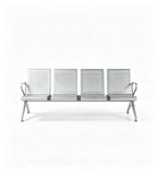 現代灰色鋼架帶扶手排椅 Modern Grey Steel Waiting Chair