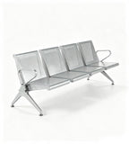 現代灰色鋼架帶扶手排椅 Modern Grey Steel Waiting Chair