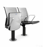 現代鋁合金帶扶手獨立腳禮堂椅 Modern Aluminum Auditorium Chair