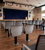 Modern Aluminum Auditorium Chair with Armrests