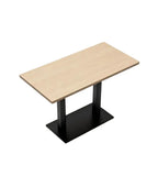 簡約木色鋼架長方形餐枱 Minimalist Wood Rectangle Dining Table