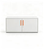 Minimalist Low-Profile Steel Cabinet