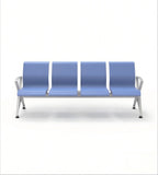 Modern Blue PU Multi-Seater Waiting Chair