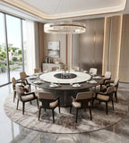 拼接式底座電動大圓檯 Segmented-Base Electric Round Table