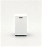 純白簡約活動櫃	Minimalist White Mobile Pedestal