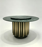 奢石圆餐桌Luxury Stone Round Dining Table