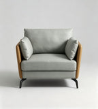 Dual-Tone Wrap Armchair