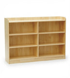 簡約原木色實木六格幼稚園玩具儲物櫃 Minimalist Solid Wood Kindergarten Toy Cabinet