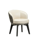現代米色印花PU皮可旋轉單座位梳化 Modern Beige Printed PU Swivel Single Sofa