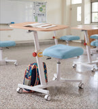 人體工學多色木紋一體式升降學習枱 Ergonomic All-in-One Kids Study Desk