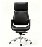 黑白雙色五星腳大班椅 Black & White Two-Tone Five-Star Base Executive Chair