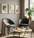 Curved Wrap-Around Lounge Chair