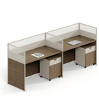 Minimalist Wood Partition Desk