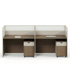 Minimalist Wood Partition Desk