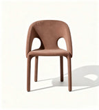 Hollow-Back Curved Lounge Chair