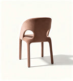Hollow-Back Curved Lounge Chair