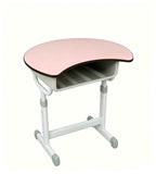 弧形面板貼合式升降學習桌 Ergonomic Height-Adjustable Study Desk with Curved Desktop