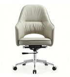 中背弧線扶手大班椅	Mid-Back Curved Armrest Executive Chair