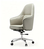 中背弧線扶手大班椅	Mid-Back Curved Armrest Executive Chair
