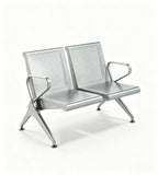 現代灰色鋼架帶扶手排椅 Modern Grey Steel  Waiting Chair