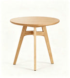 Nordic Ash Wood Round Coffee Table