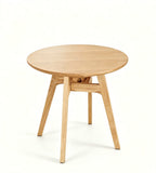 Nordic Ash Wood Round Coffee Table
