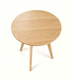 Nordic Ash Wood Round Coffee Table