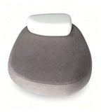 現代灰白拼色布藝單人沙發 Modern Two-Tone Fabric Single Sofa