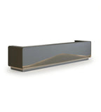 現代灰色實木帶燈帶接待處枱 Modern Grey LED Reception Desk