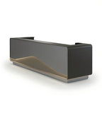 現代灰色實木帶燈帶接待處枱 Modern Grey LED Reception Desk