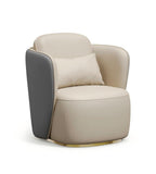 現代拼色PU皮單座位梳化 Modern Two-Tone PU Single Sofa