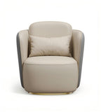 現代拼色PU皮單座位梳化 Modern Two-Tone PU Single Sofa