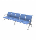 Modern Blue PU Multi-Seater Waiting Chair