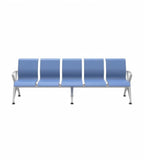 Modern Blue PU Multi-Seater Waiting Chair
