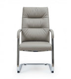 簡約灰色皮革會議椅 Leather Conference Chair