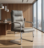 簡約灰色皮革會議椅 Leather Conference Chair