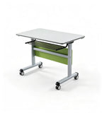 現代實用淺灰拼綠色培訓枱 Modern Practical Light Grey and Green Training Table