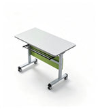 現代實用淺灰拼綠色培訓枱 Modern Practical Light Grey and Green Training Table