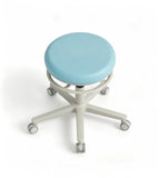 Light Blue Fabric Adjustable Office Chair with Wheels, Comfortable and Practical