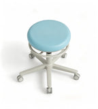舒適實用淺藍色布藝可升降帶轆辦公椅 Light Blue Fabric Adjustable Office Chair