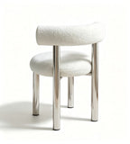 Soft Round Bouclé Chair
