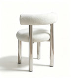 圓融絨面休閒椅 Soft Round Bouclé Chair