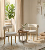 Soft Round Bouclé Chair