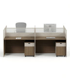 Minimalist Wood Partition Desk